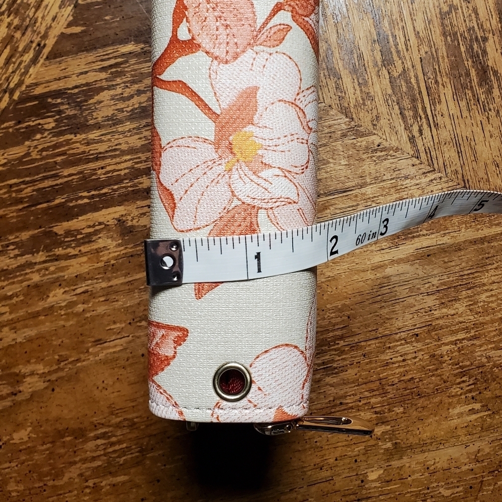 Faux Embroidered Floral Wallet - Picture 8 of 10